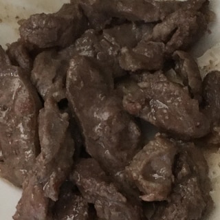 豚かしら肉のにんにく生姜醬油焼き